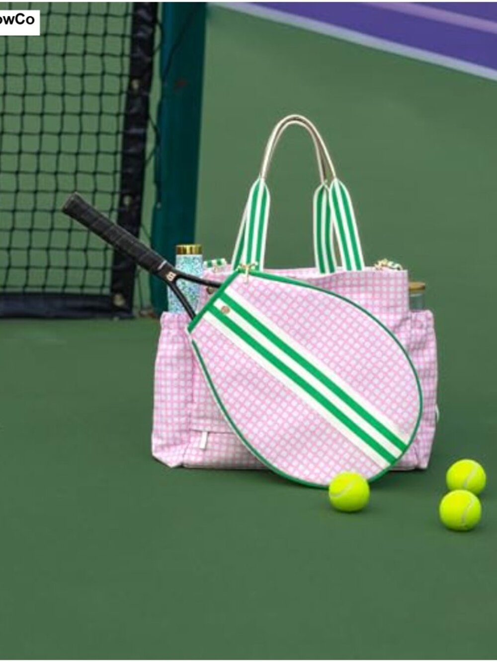 Lilly Pulitzer Tennis Tote with Removable Strap - Picture 4 of 6